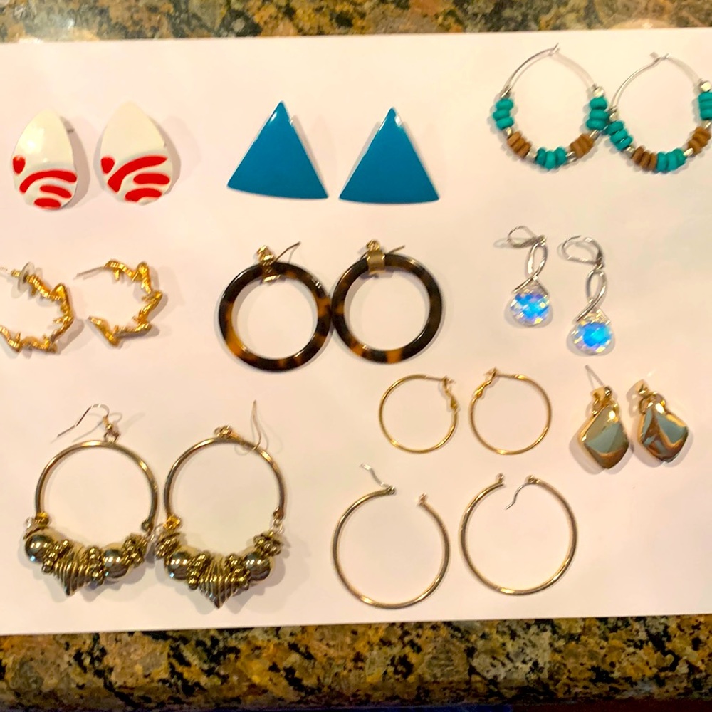 Pierced Earrings 10 pair